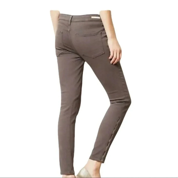 Pilcro and the Letterpress Jeans Anthropologie Serif Moto Zipper Size 26 - Picture 11 of 11